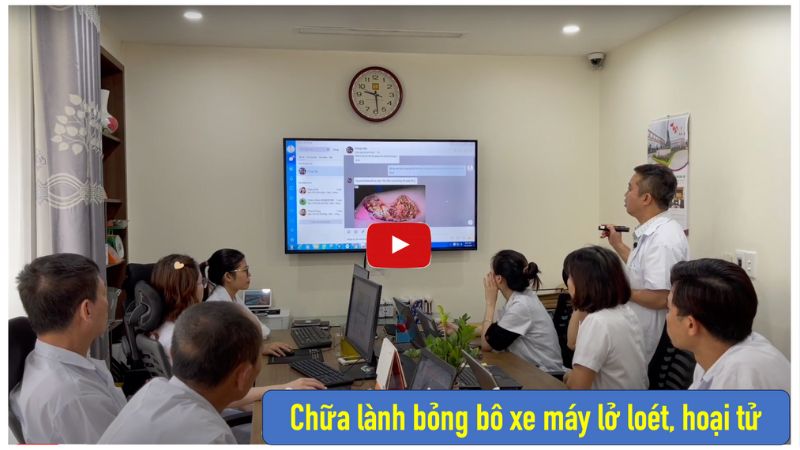 Bỏng bô xe máy nặng