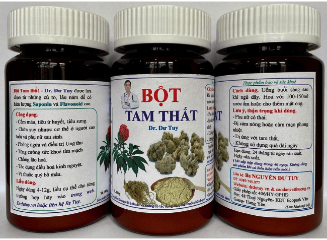 Bột tam thất bắc