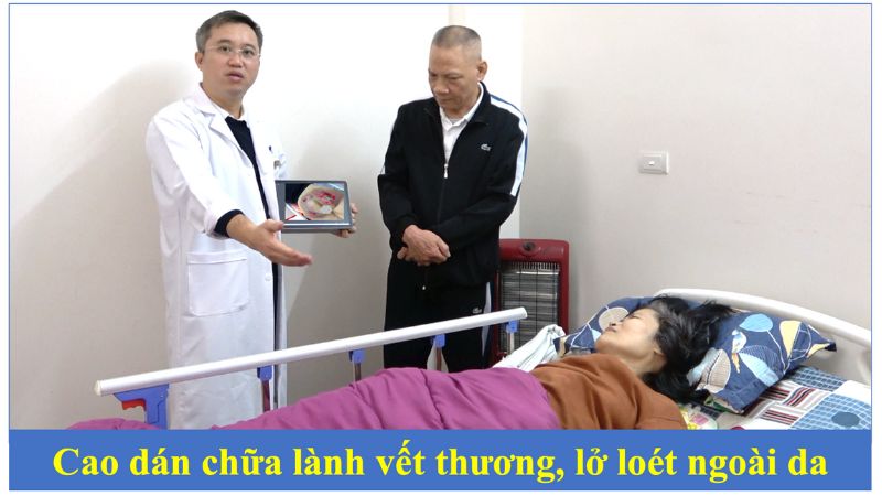 Hoại tử, lở loét ngoài da cách xử trí tại nhà bằng Cao dán gia truyền