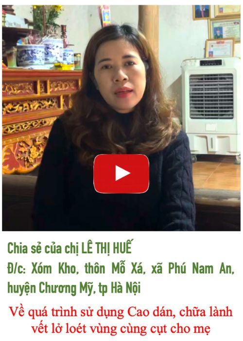 Chữa lành lở loét da vùng cùng cụt