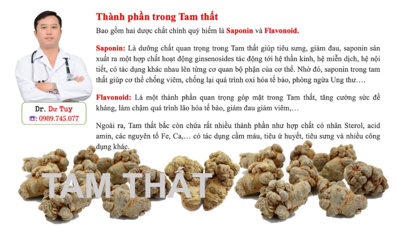 Cách uống tam thất chữa u xơ tử cung