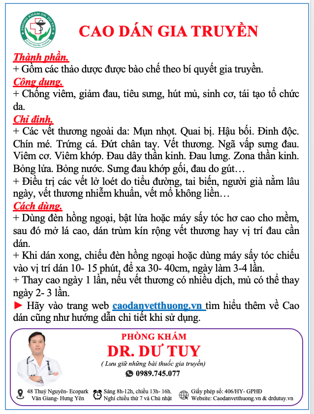 Miếng dán trị loét da