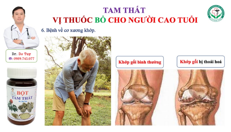 Liều dùng tam thất