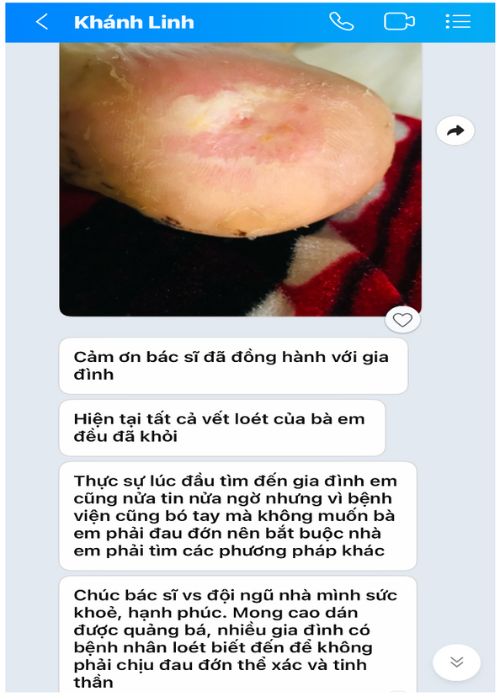 Chữa lành nhiều vết lở loét cho người cao tuổi