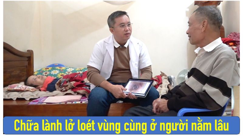 Chữa lành lở loét vùng cùng cụt ở người nằm lâu