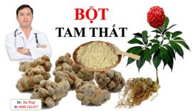 Uống bột tam thất bắc điều trị u xơ, u nang