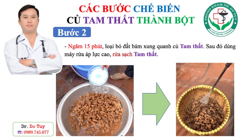 Uống tam thất có tác dụng gì