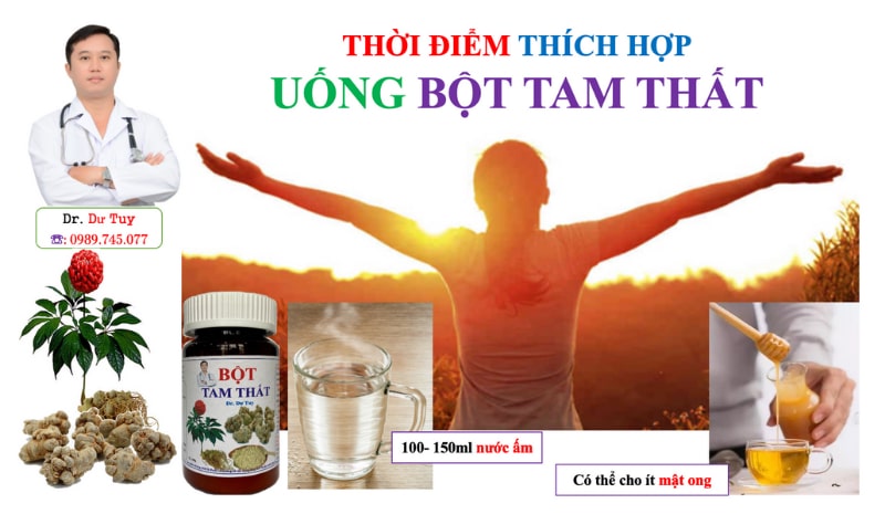 Uống tam thất kiêng gì