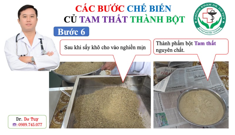 Uống tam thất kiêng gì